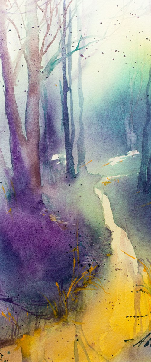 Mysterious forest by Marina Abramova