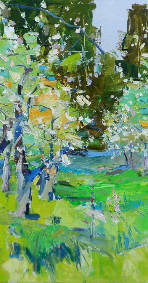" Apple orchard " by Yehor Dulin