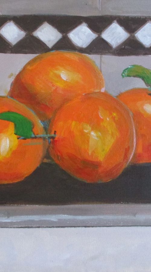 Sicilian oranges by Rosalind Roberts