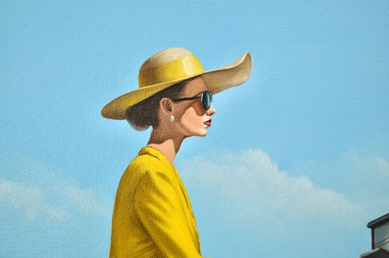 Two Valises, a Piano and a cushion