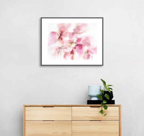 Abstract flowers bouquet