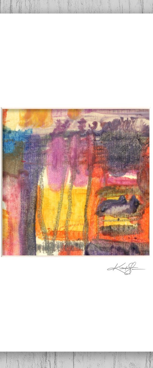 Encaustic Abstract 73 by Kathy Morton Stanion