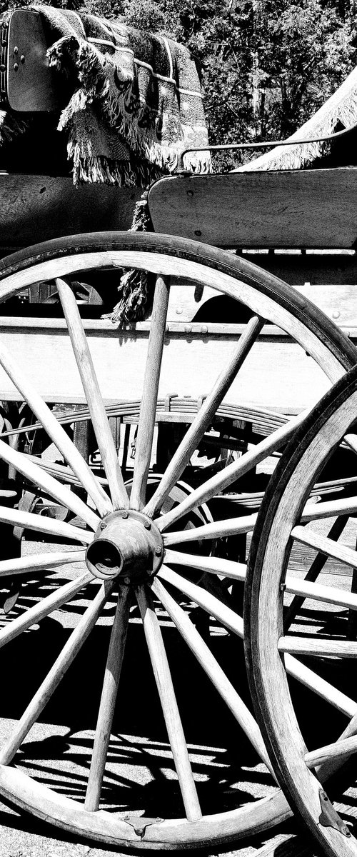 WAGON WHEELS WEST Apple Valley CA by William Dey