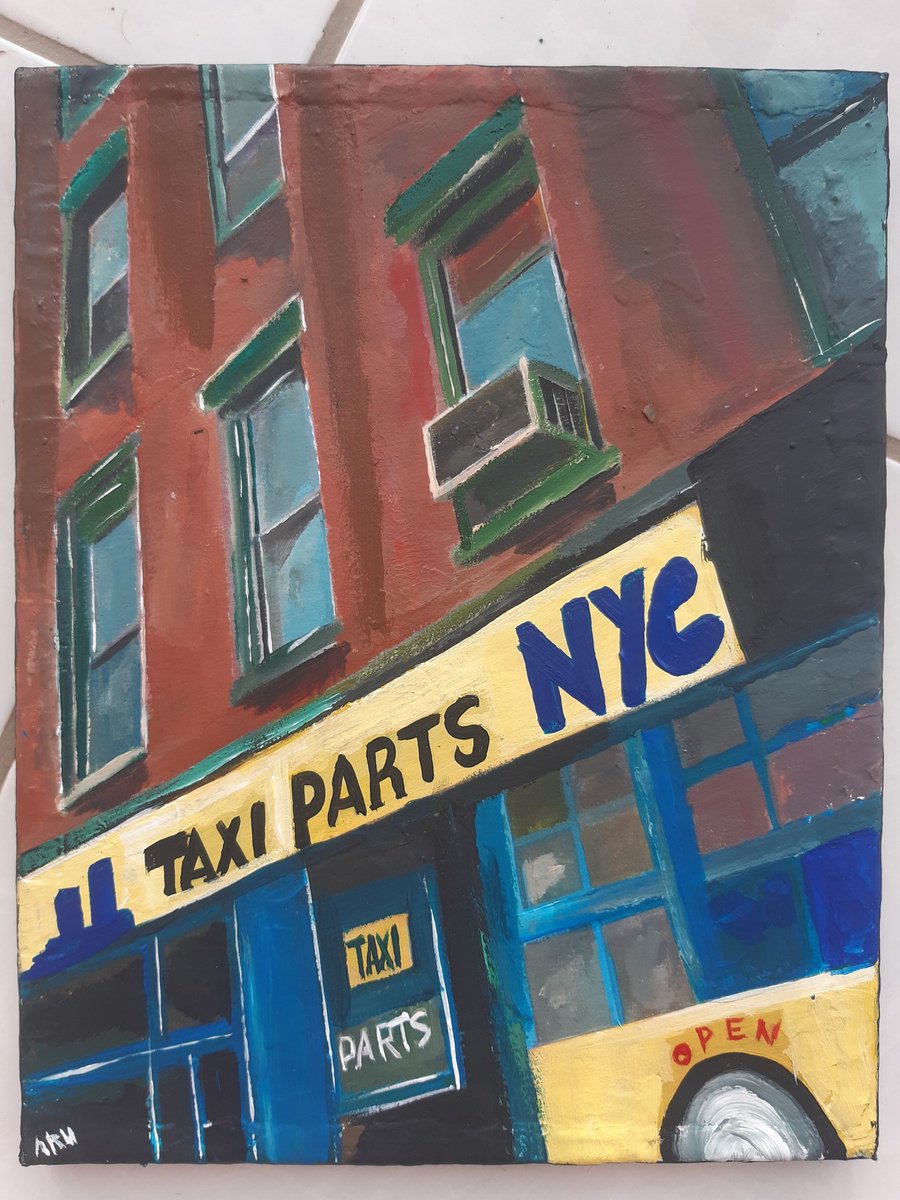 Taxi Office, New York City by Andrew Reid Wildman