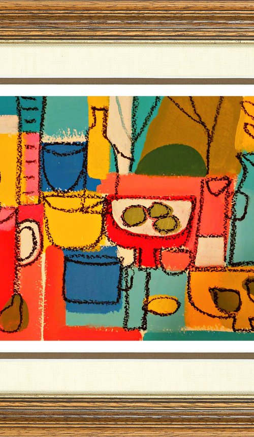Still Life with Three Apples III by Jan Rippingham