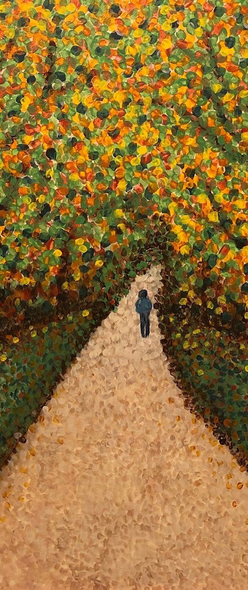Stroll in the park in autumn - CZ20008 by Carol Zsolt