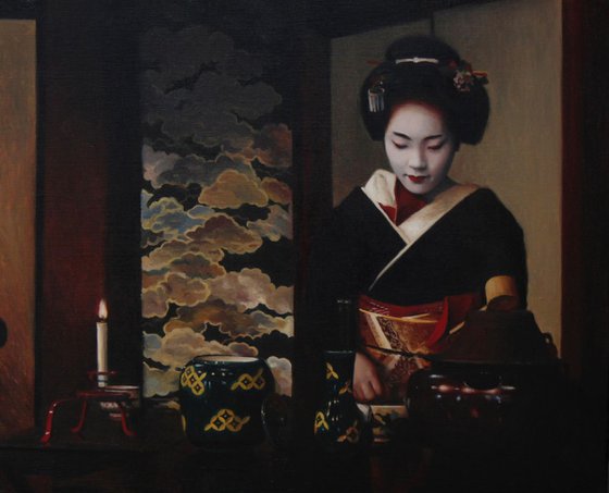 Brief Candles - japanese geisha art