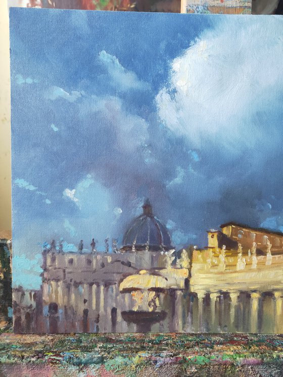 "Piazza San Pietro ,Rome " by Olga Tsarkova