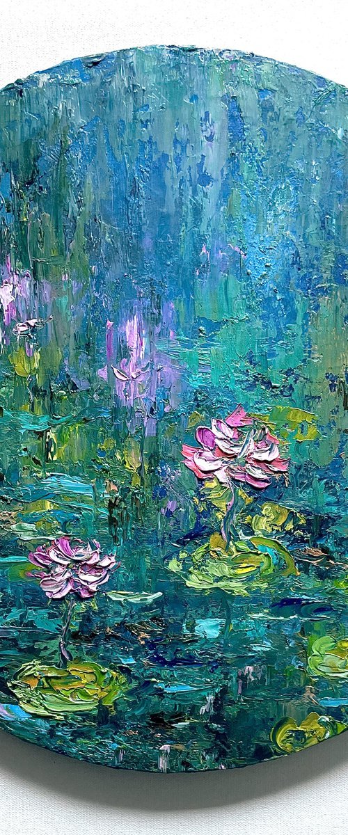 Pink Paradise - Waterlily Garden by Pooja Verma