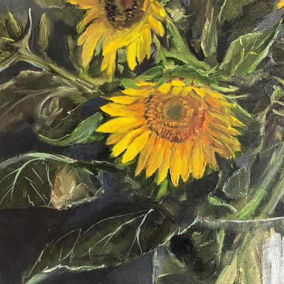 Sunflowers bouquet