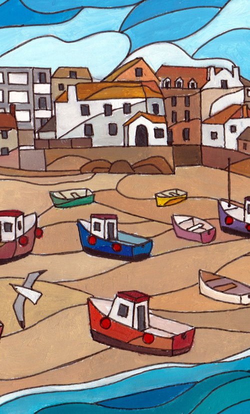 "Incoming tide, St Ives harbour" by Tim Treagust