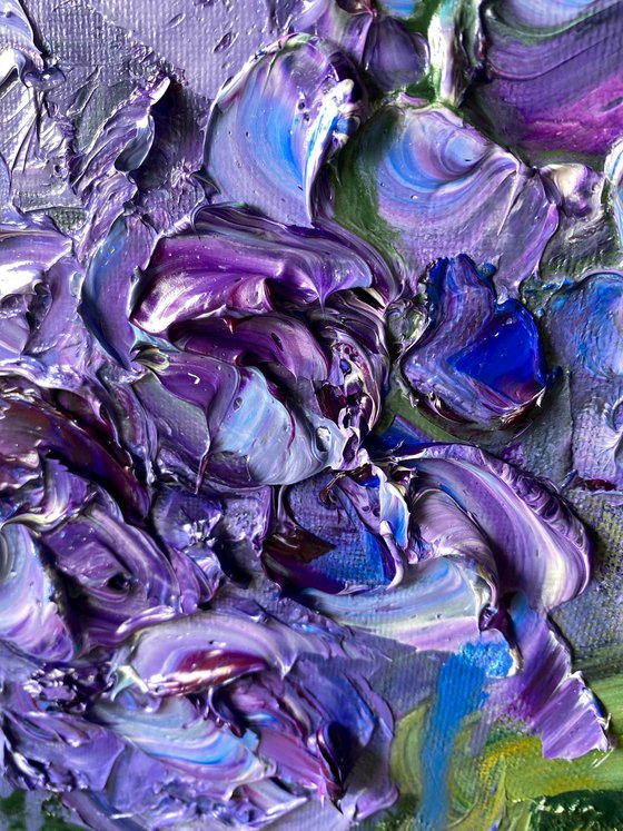 Hydrangea Study — Purple Bloom