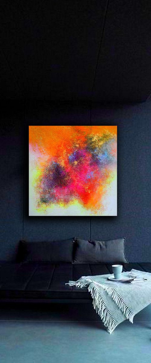 100x100cm. / Large painting / Alex Senchenko © 2019 / Episode 72 by Alex Senchenko