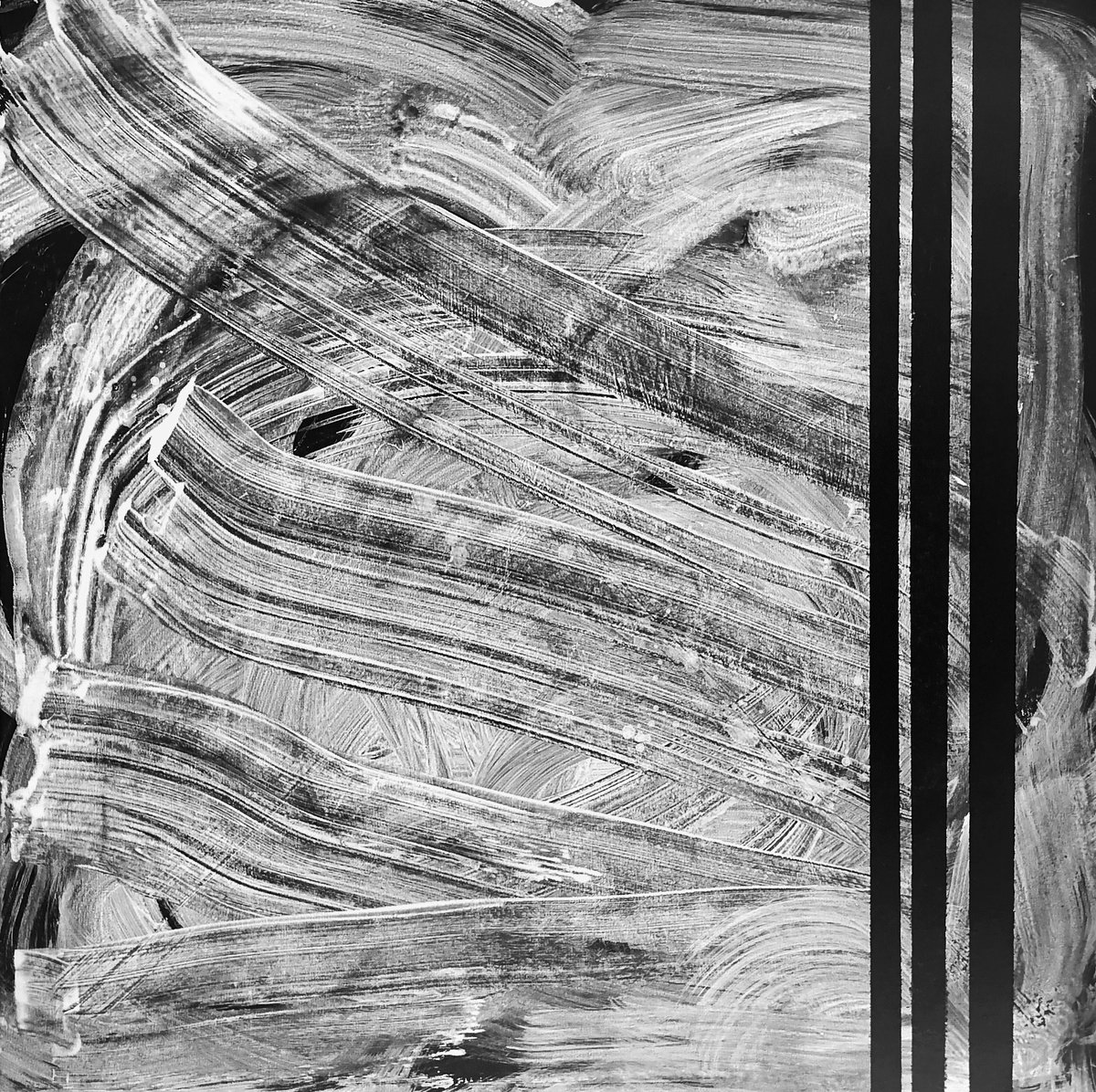 Abstract Acrylic Painting By Alex Munzone, 16 X 16, Sequences 02, Original Artwork