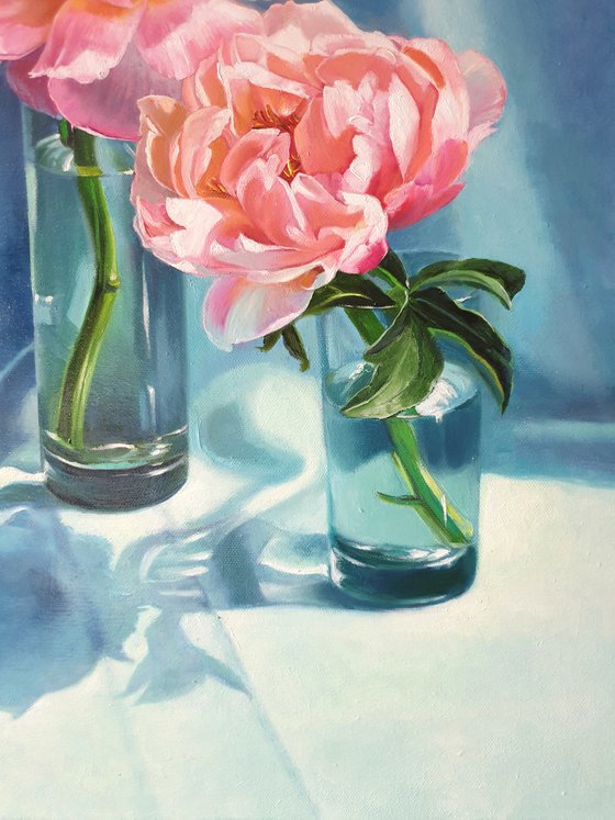 "Trio. "   peonies flower 2021