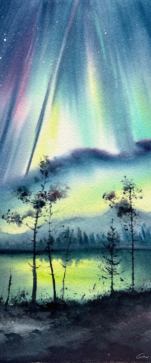 Northern lights #40 by Eugenia Gorbacheva