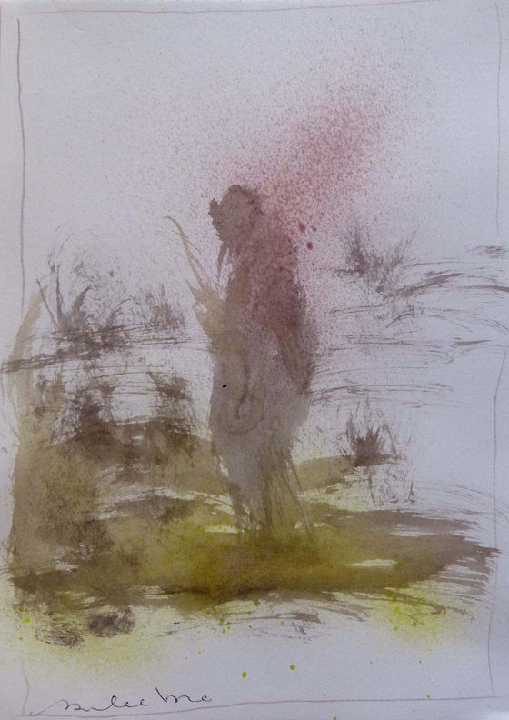 Sunset 19-5, ink on paper 29x21 cm