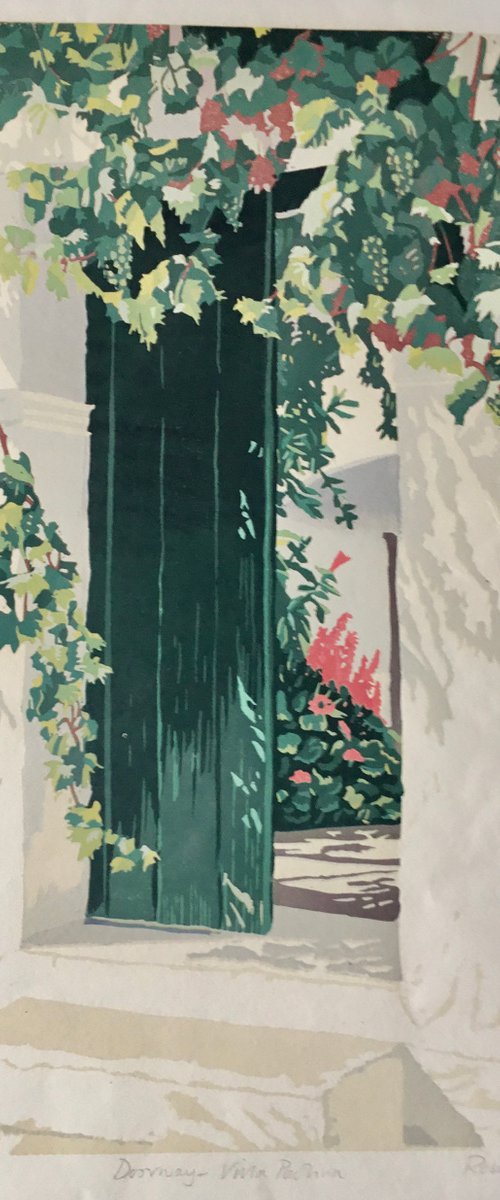 Doorway. Villa Paulina Spetses by Rosalind Forster
