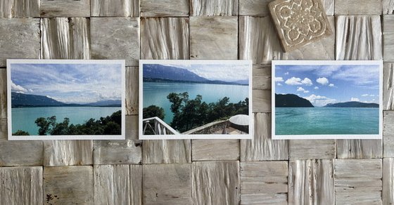 Lac du Bourget Triptych. Limited Edition