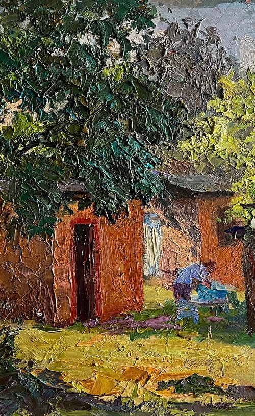 Summer Holidays in the Village by Boris Serdyuk