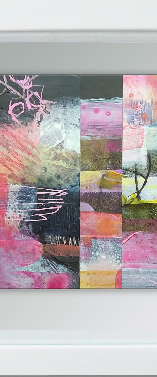 Framed ready to hang original abstract  - Feedback #2 by Carolynne Coulson