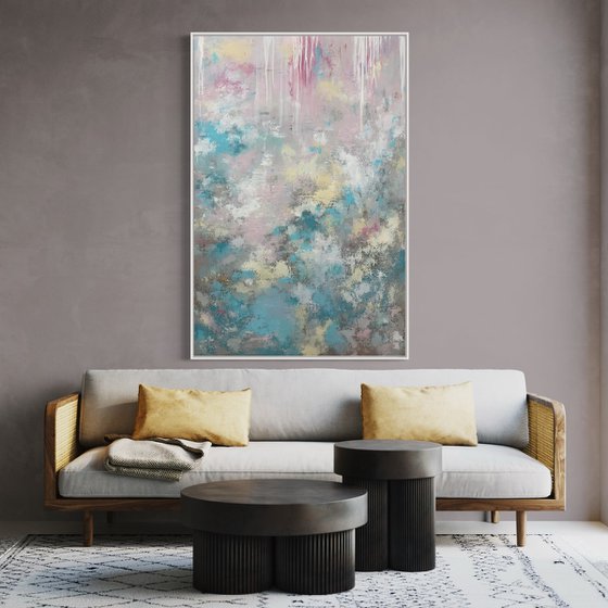 Spring Blossoms Oversized XL Abstract