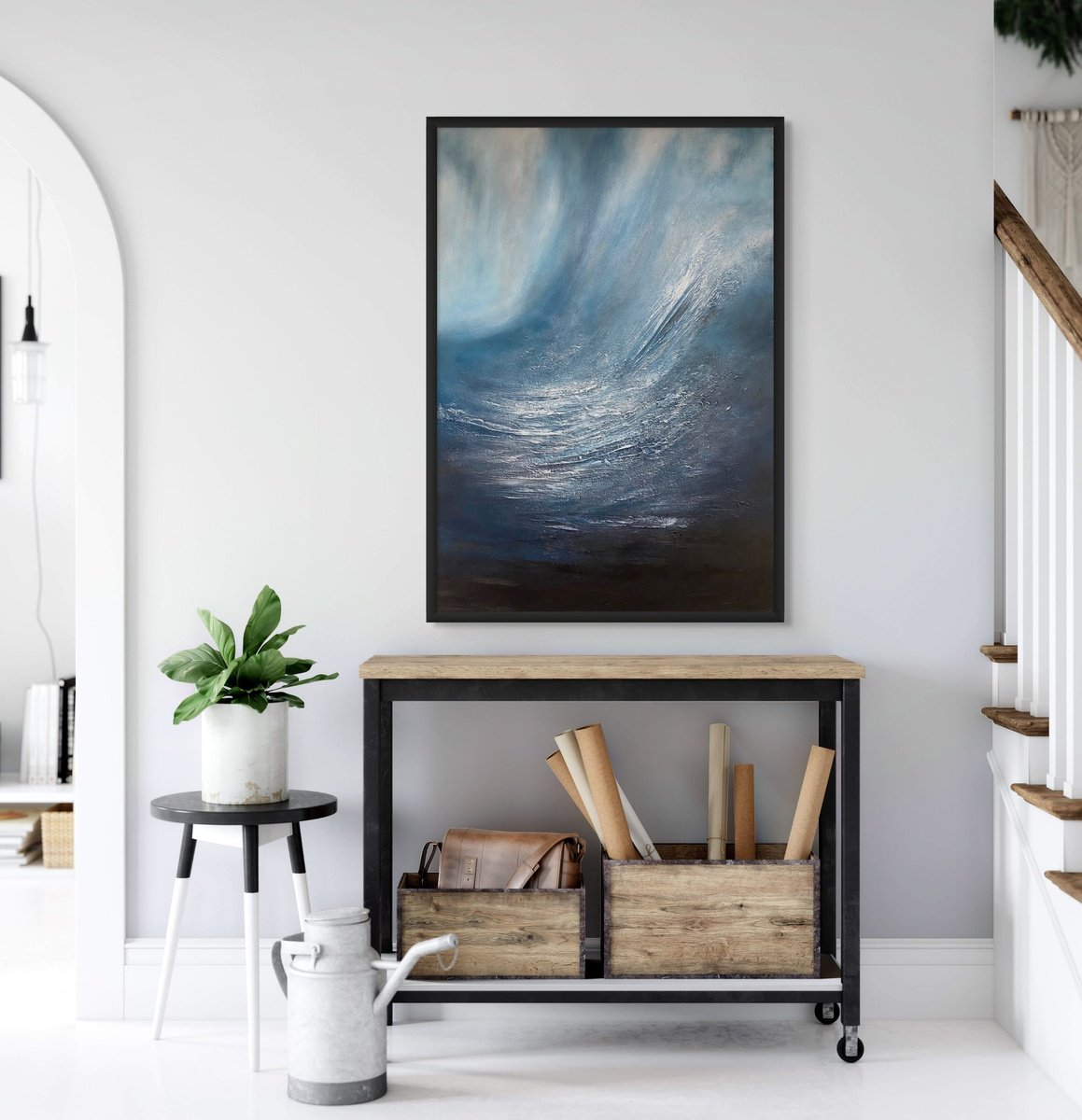 Velour Tide By Alexandra Petropoulou, 28 X 39, Artwork For Sale On Artfinder