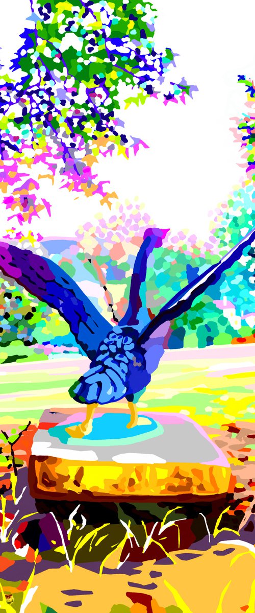 The swan and the rose by Alejos