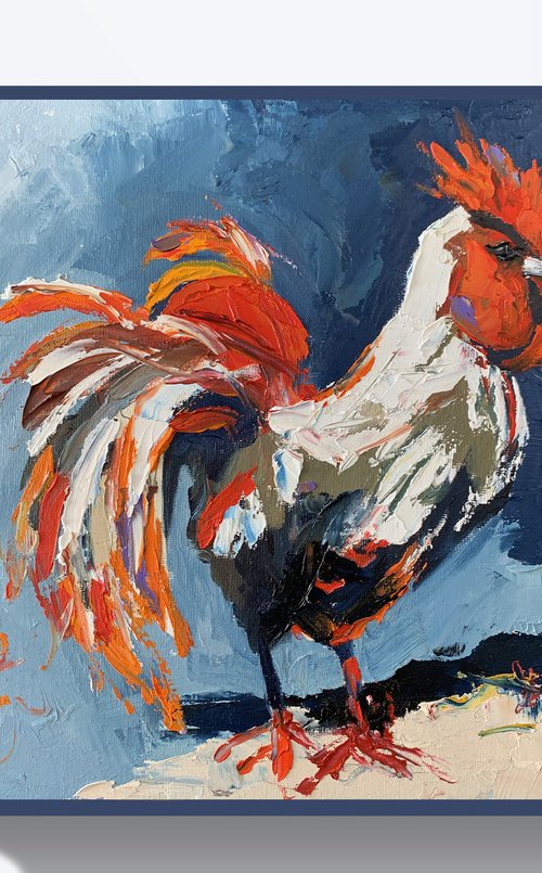 Colorful Rooster. by Vita Schagen