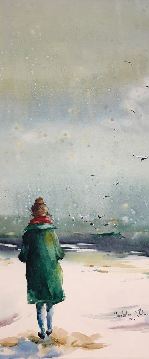 SOLD "Meditation" by Iulia Carchelan