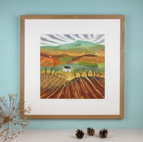 Plough the Fields (framed) by Rebecca Vincent