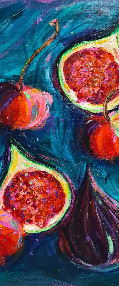 Figs and Cherries by Dawn Underwood