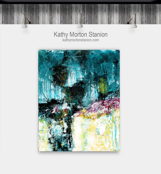 Dream Spell - Abstract Textured Painting  by Kathy Morton Stanion