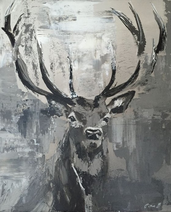 Elk in Pale Umber