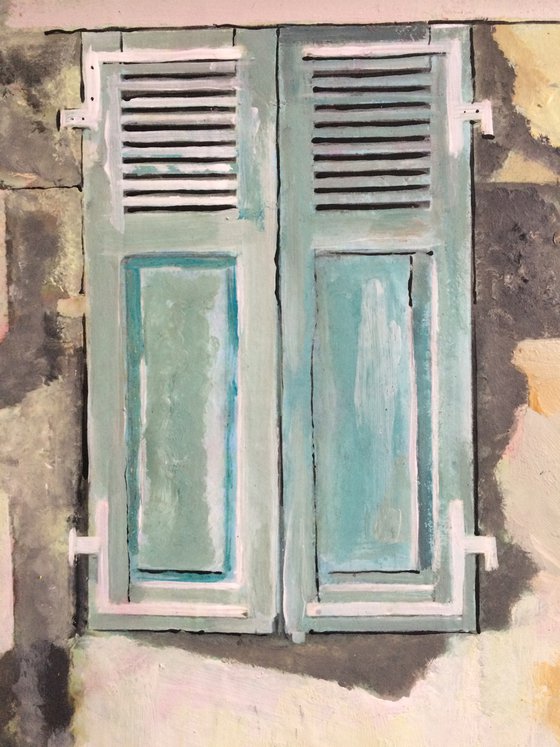 Blue Shutters, French Summer