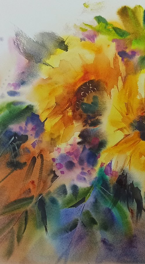 Sunflowers n.2 by Olga Drozdova