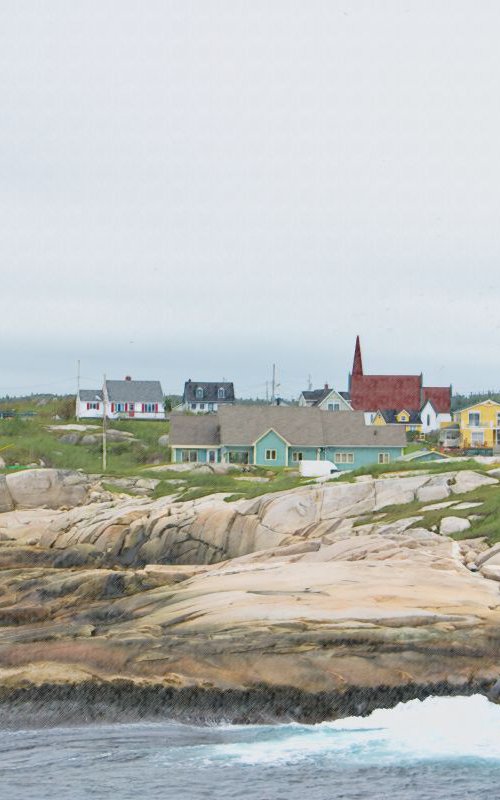 Peggys Cove by Eugene Norris