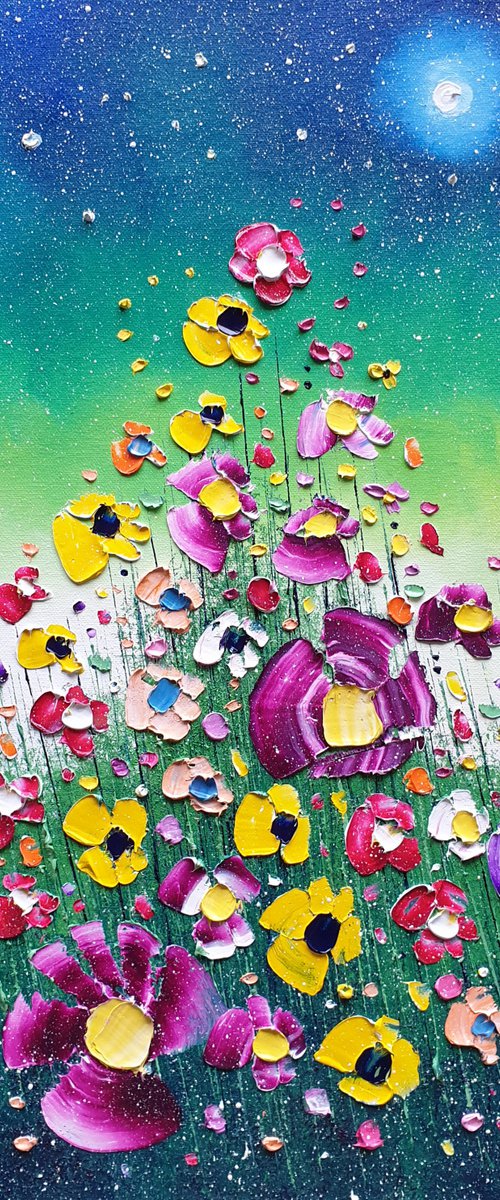 "Northern Lights & Flowers in Love" by Phil Broad
