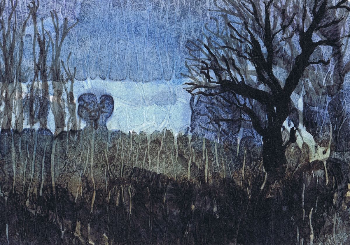 Blue Strata by Aidan Flanagan Irish Landscapes