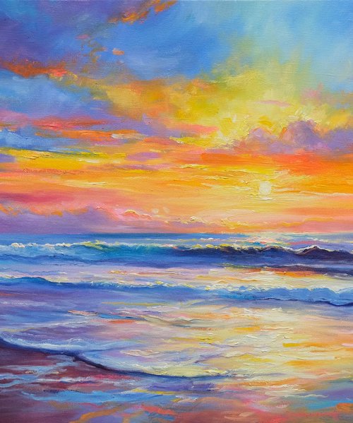 Sunset Seascape by Behshad Arjomandi