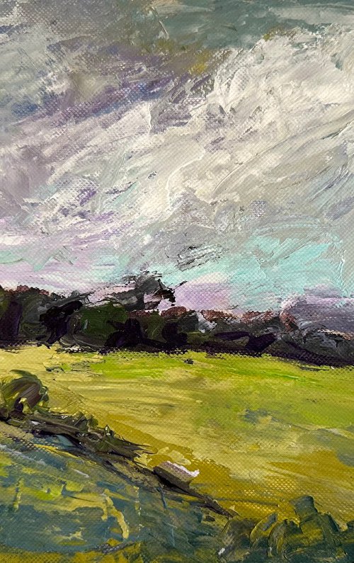 Chiltern Hills Evening Mood by Clare Hoath