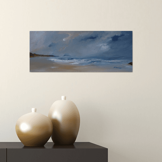 Looking Out from Prestwick Shore - A Scottish Seascape