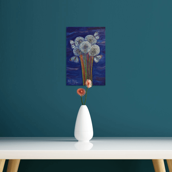 Sparkling dandelions