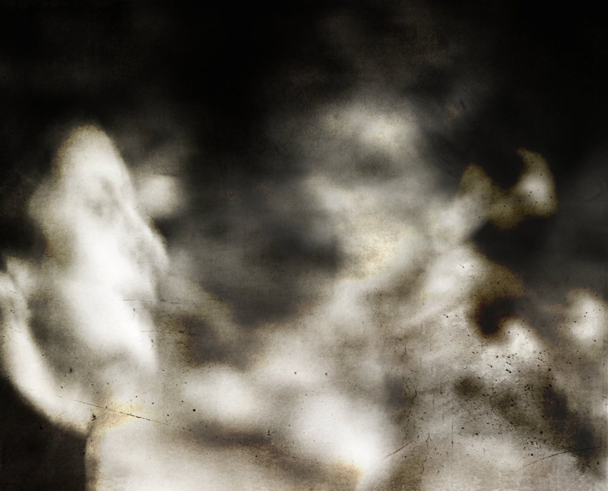 Surrealistic Portrait Photograph By Philippe Berthier, 29 X 24", Apres Reflexion....., Original Artwork