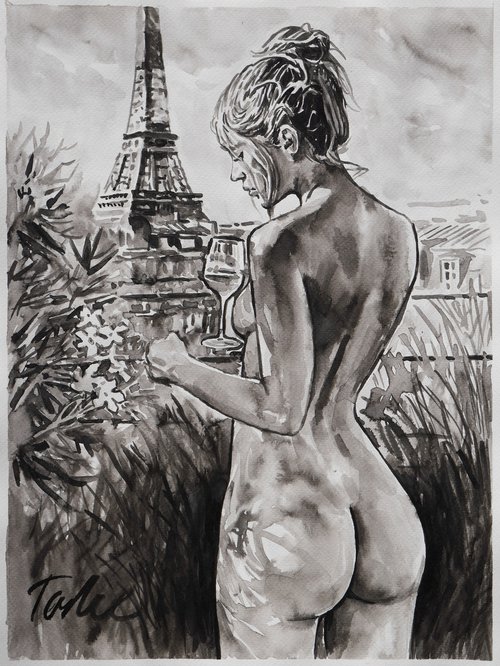 "Spring in Paris" / 30x40cm by Tashe