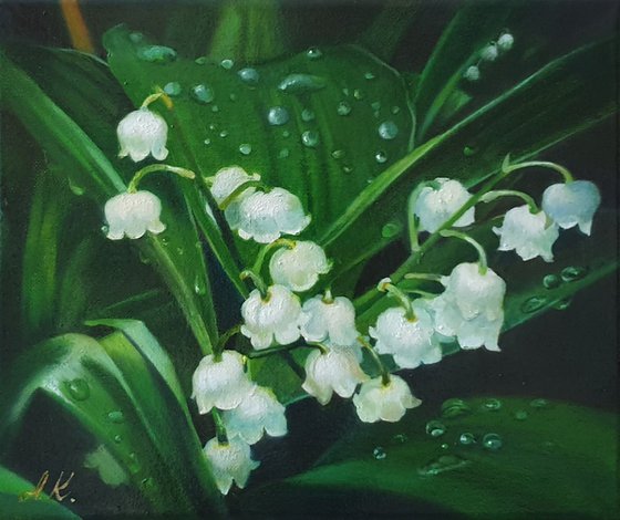 "Delicate lilies of the valley (option 2)"