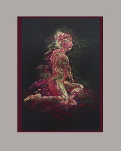In the Pink - Female nude by Kathryn Sassall