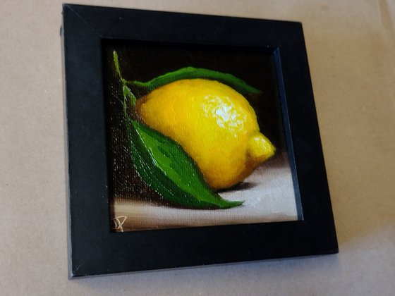 Little lemon still life