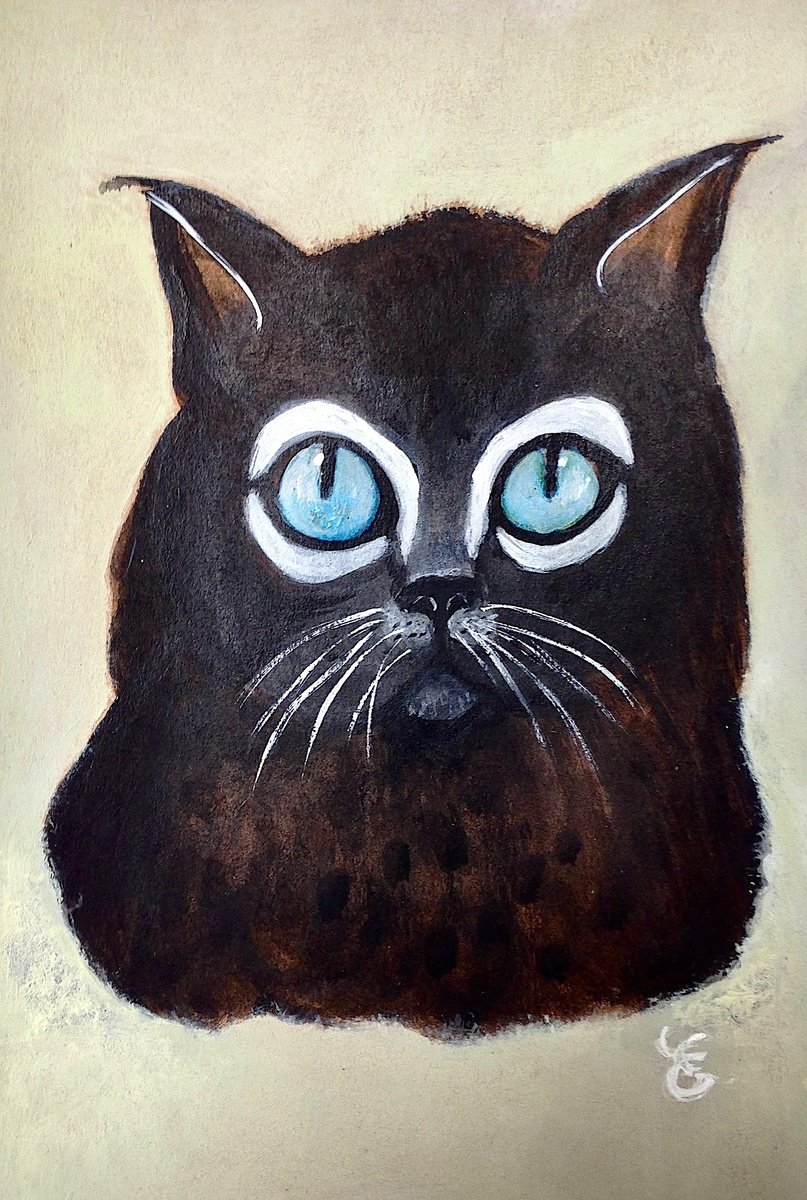 Blue eyes Burmese by Eleanor Gabriel