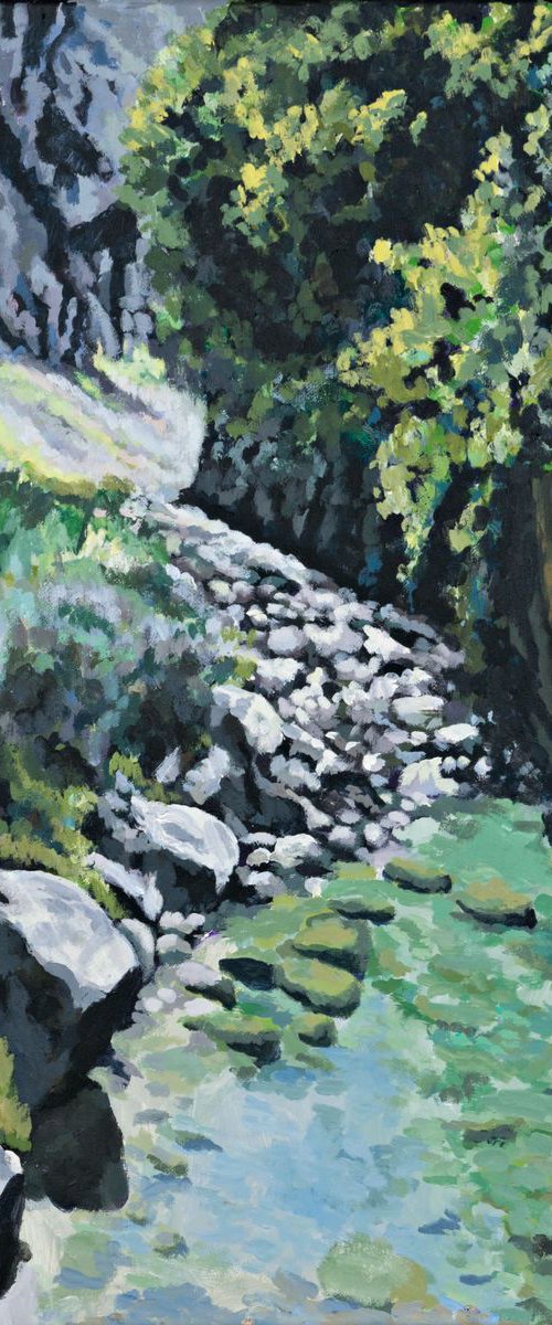 El Rio Cares by R J Burgon